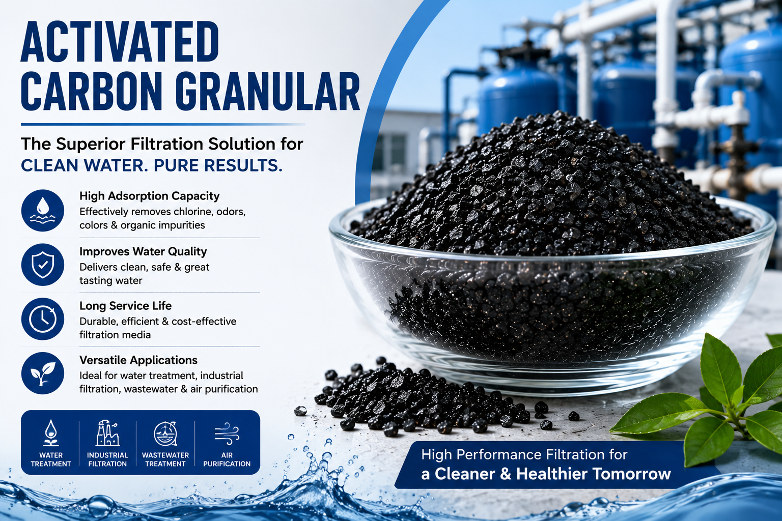 Activated Carbon Granular: A Complete Solution for Water and Air Purification